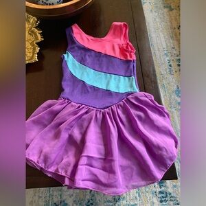 Girls gymnastics leotard. Size 5/6 yo. Gently worn